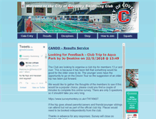 Tablet Screenshot of coventry-swimming.org.uk